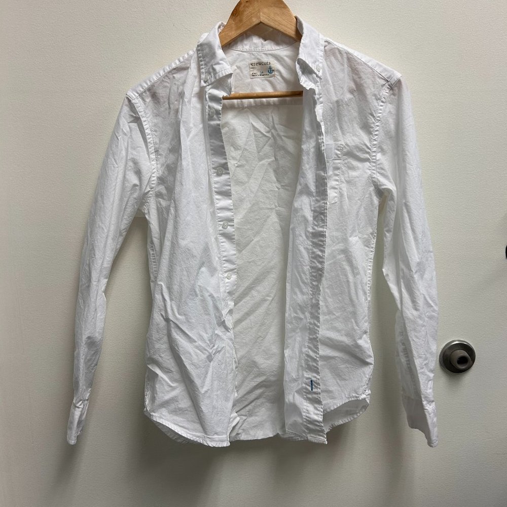 Boys Crewcuts white oxford buttondown, size 14.
